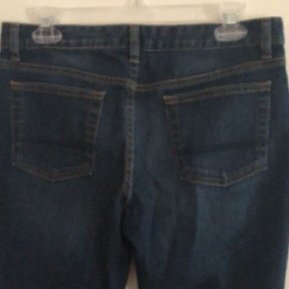 Lands End Canvas Low Rise Taille Basse Boot cut Jeans SIZE 28 - Picture 3 of 4